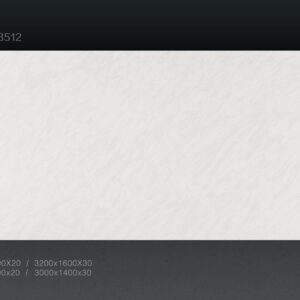 White textured surface with dimensions and product code 3512 displayed.