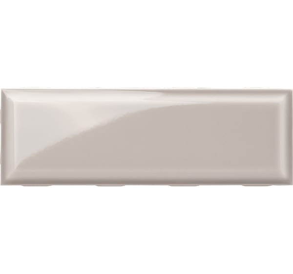 Smokey slate gloss tile, rectangular, light gray color.