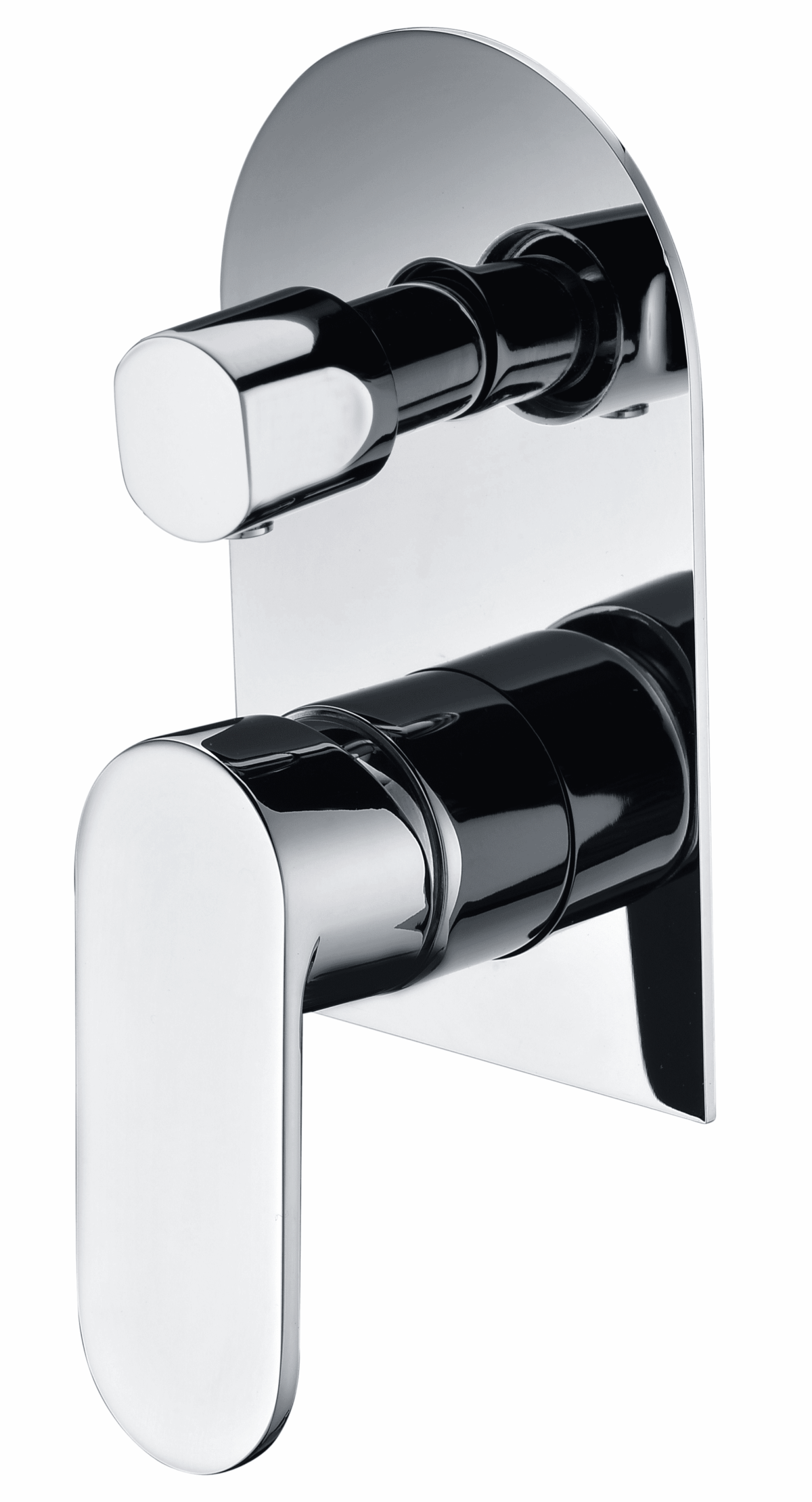 Modern chrome kitchen faucet with sleek design.