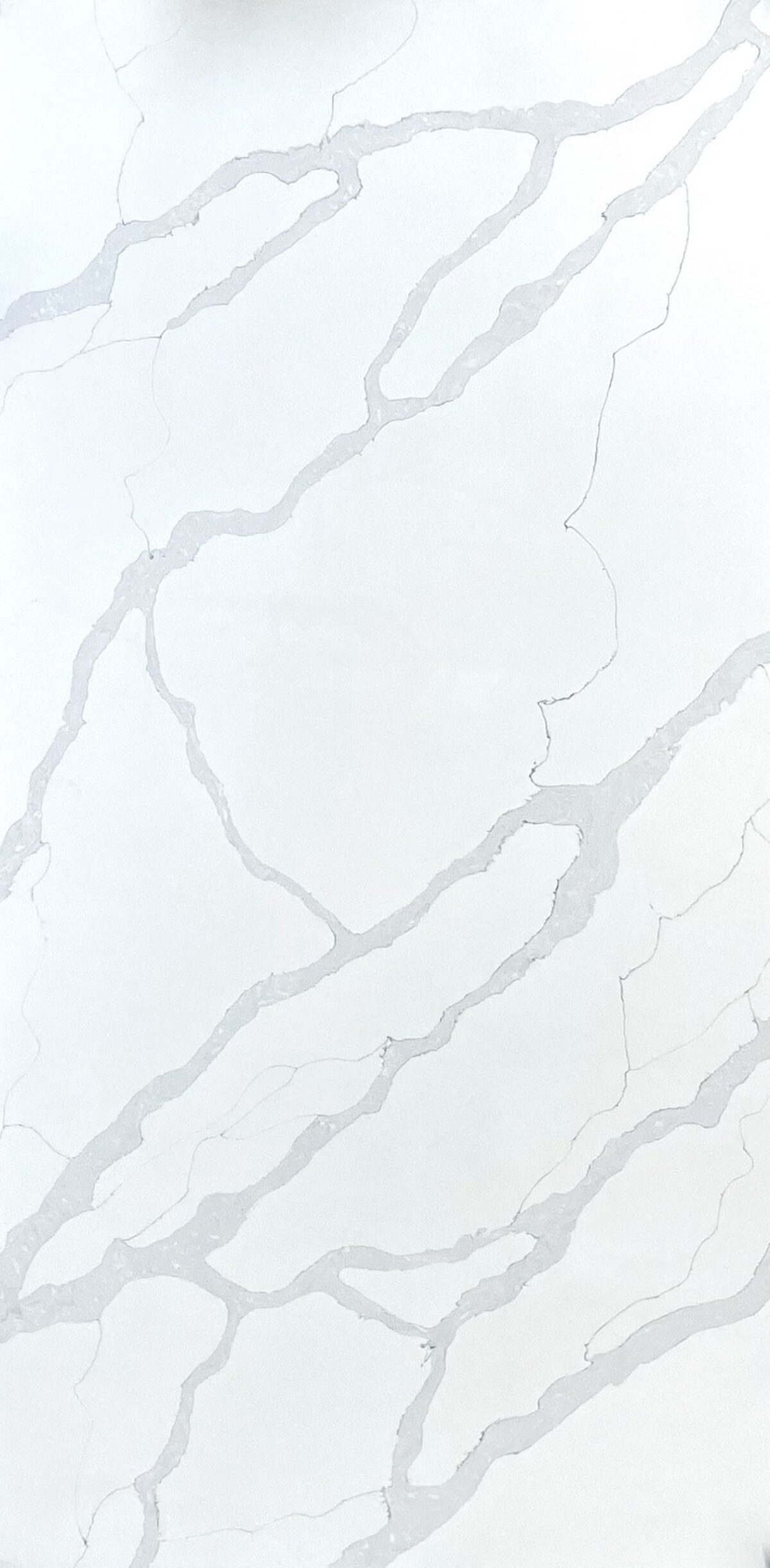 H2805 (4) White marble slab with subtle grey veining for kitchen countertops or vanity tops