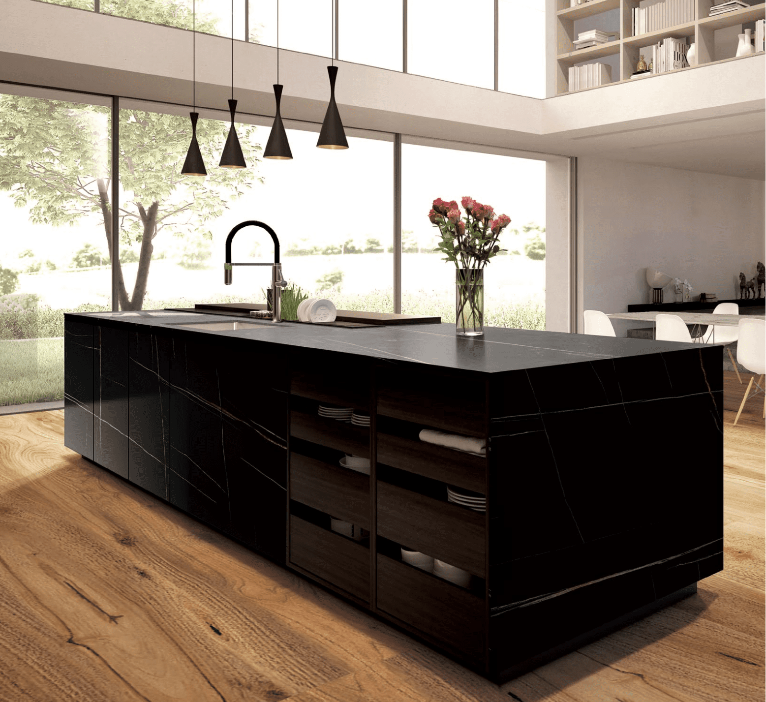 Sahara Nero Sintered Stone (3)