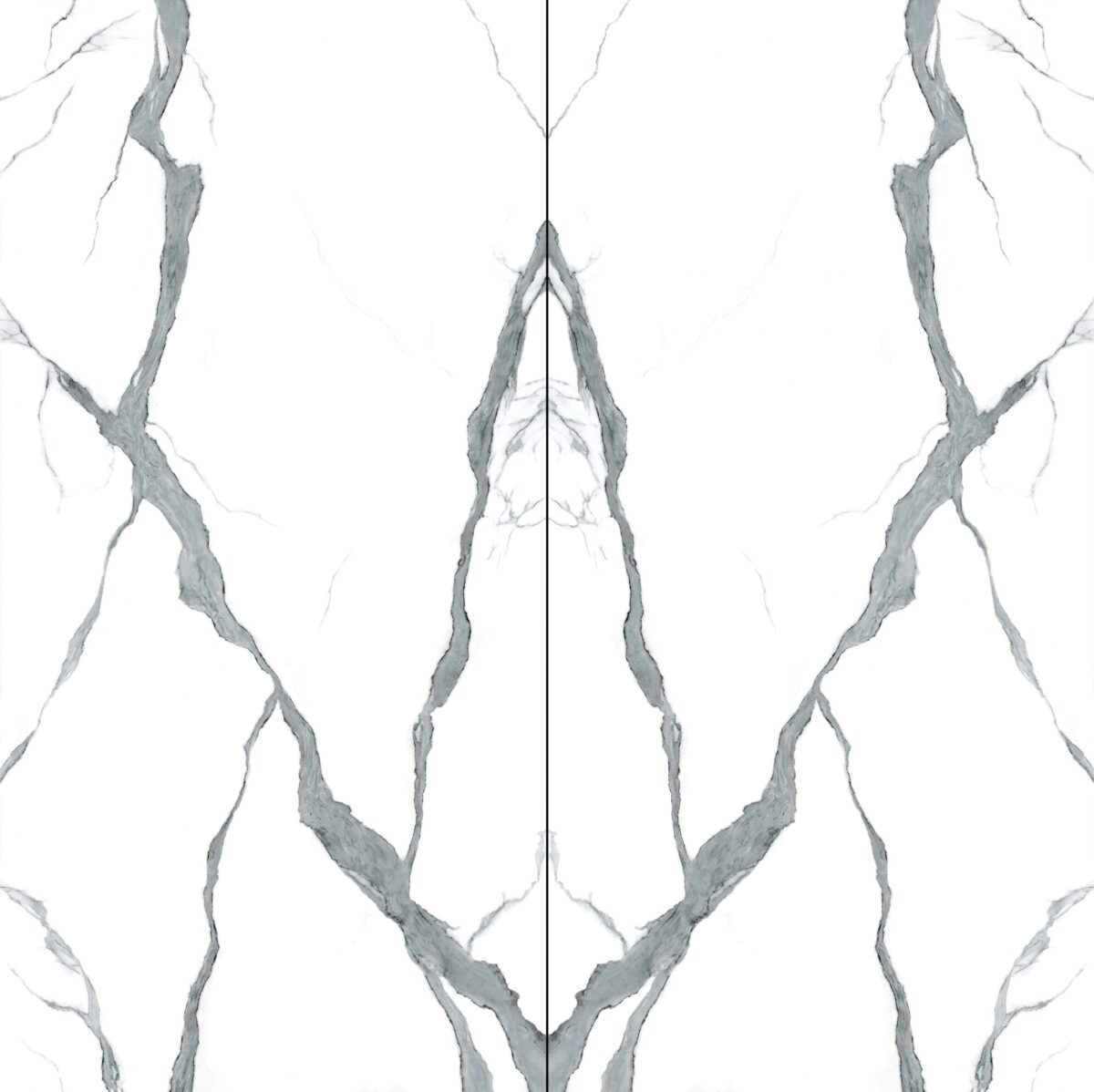 Marble countertop with gray veining pattern.