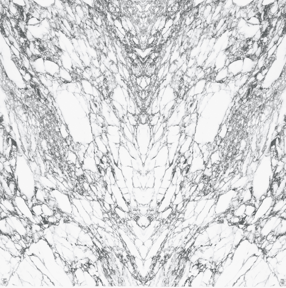 White marble texture with intricate gray veining pattern.